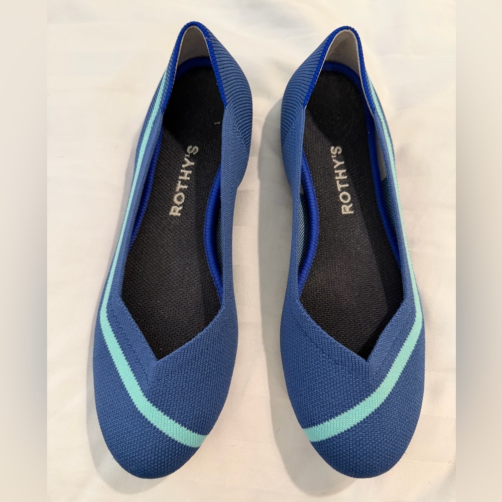 Rothy's Women's Blue and Teal Flats